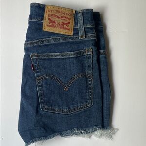 Levi's Classic Blue Denim Shorts